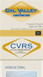 Mobile Screenshot of calvalleyconstruction.com